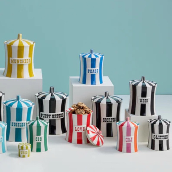 *Authentic* EUC Jonathan Adler Vice Glitter Canister - Picture 6 of 6